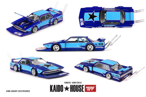 Kaido House x Mini GT 1:64 KAIDO STAR V2 (KHMG252-CH) Diecast Car Model Available In July 2026 Pre Order Now