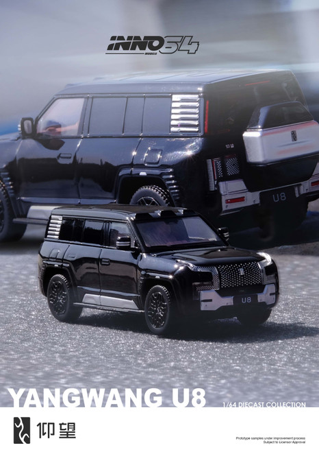 INNO 1:64 YANGWANG U8 Black (IN64-YWU8-BLACK) Diecast Car Model Available In March 2026 Pre Order Now