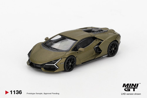 Mini GT 1:64 Lamborghini Revuelto Verde Gea Matte (MGT01136) Diecast Car Model Available In June 2026 Pre Order Now