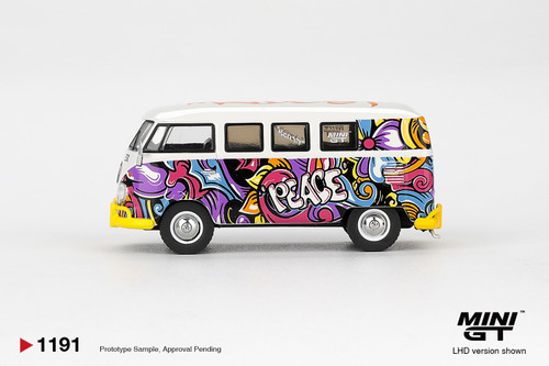 Mini GT 1:64 Volkswagen T1 Microbus Mizu Design (MGT01191) Diecast Car Model Available In June 2026 Pre Order Now