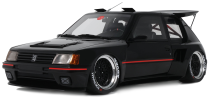 OTTO Mobile 1:18 PEUGEOT 205 KHYZYL SALEEM BLACK 2018 (OT1257) Resin Car Model Available In June 2026 Pre Order Now