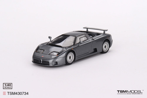 TSM Model 1:43 Bugatti EB110 GT Grigio Scuro (TSM430734) Resin Car Model Available Now