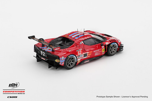 BBR Model 1:43 Ferrari 296 GT3 #62 Risi Competizione 2024 IMSA Daytona 24 Hrs (CS019) Resin Car Model Available In June 2026 Pre Order Now