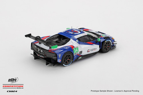 BBR Model 1:43 Ferrari 296 GT3 #34 Conquest Racing 2025 IMSA Daytona 24 Hrs (CS024) Resin Car Model Available In June 2026 Pre Order Now