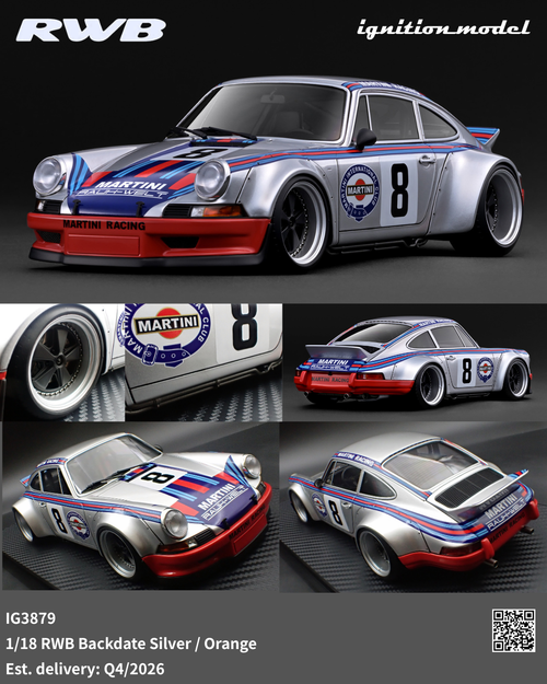 Ignition Model 1:18 RWB Backdate (IG3877/IG3879) Resin Car Model Available In Q4 2026 Pre Order Now