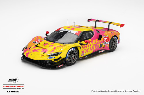 BBR Model 1:18 Ferrari 296 GT3 #81 Dragon Speed 2025 IMSA Laguna Seca (CS18016) Resin Car Model Available In July 2026 Pre Order Now