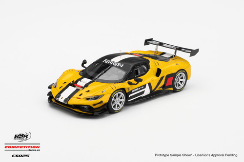BBR Model 1:43 Ferrari 296 GT3 EVO Presentation (CS025) Resin Car Model Available In July 2026 Pre Order Now