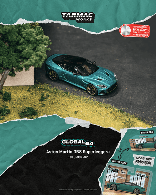 Tarmac Works 1:64 Aston Martin DBS Superleggera Green Metallic (T64G-004-GR) Diecast Car Model Available In August 2026 Pre Order Now