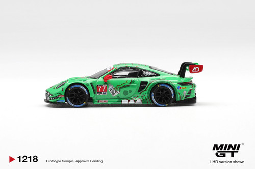 Mini GT 1:64 Porsche 911 GT3 R (992) #77 AO Racing 2025 IMSA Sebring 12 Hrs Class Winner (MGT01218) Diecast Car Model Available In September 2026 Pre Order Now