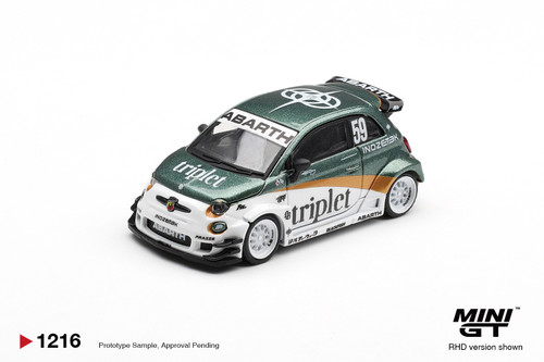 Mini GT 1:64 Abarth 595 LB-WORKS  TY Edition (MGT01216) Diecast Car Model Available In September 2026 Pre Order Now