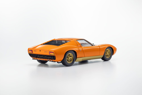 Kyosho 1:12 Lamborghini Miura P 400 Orange / Brown interior (08621PB) Diecast Full Open Car Model Available In September 2026 Pre Order Now