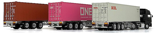 Kyosho 1:43 UD Quon Container Trailer OOCL / ONE / Brown (03939) Diecast  Car Model Available In May 2026 Pre Order Now