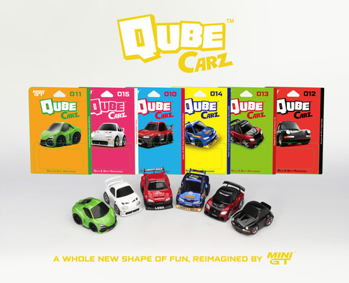 Mini GT x Qube Carz 6 Diecast Car Set Blister Packaging (QZ00402-QZ01301) Available In July 2026 Pre Order Now