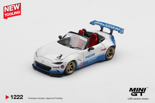 Mini GT 1:64 Mazda Miata MX-5 (ND) Pandem IMSA (MGT01222) Diecast Car Model Available In July 2026 Pre Order Now