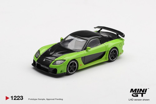 Mini GT 1:64 Mazda RX-7 VeilSide Fortune7 Green (MGT01223) Diecast Car Model Available In July 2026 Pre Order Now