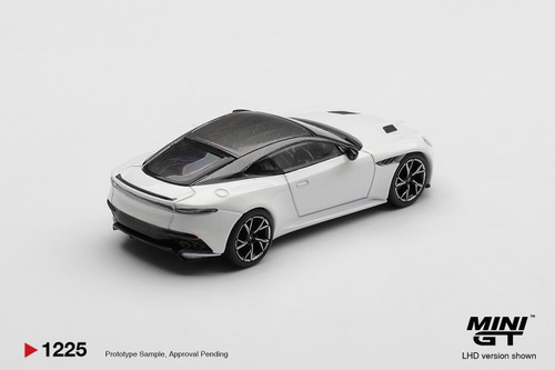 Mini GT 1:64 Aston Martin DBS Stratus White (MGT01225) Diecast Car Model Available In August 2026 Pre Order Now
