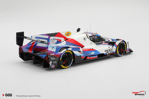 TopSpeed 1:18 BMW M Hybrid V8 #24 BMW M Team RLL 2025 IMSA Sebring 12 Hrs (TS0666) Resin Car Model Available In August 2026 Pre Order Now
