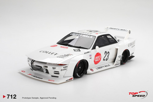 TopSpeed 1:18 LBWK Nissan Skyline GT-R (R32) Kaido Works LB-Hinomaru (TS0712) Resin Car Model Available In August 2026 Pre Order Now