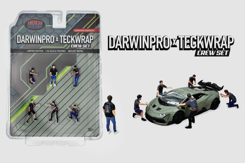 American Diorama 1:64 DarwinPro x Teckwrap Crew set (AD-2443) Diecast Model Available In July 2026 Pre Order Now