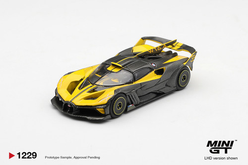 Mini GT 1:64 Bugatti Bolide Yellow (MGT01229) Diecast Car Model Available In August 2026 Pre Order Now