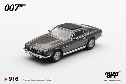 Mini GT 1:64 Aston Martin V8 Vantage "The Living Daylights" Weapons Off (MGT00916) Diecast Car Model Available In July 2026 Pre Order Now