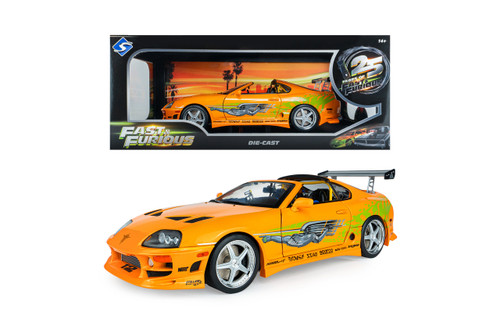 Solido 1:18 TOYOTA SUPRA MK4 (A80) FAST AND FURIOUS 1 BRIAN OPEN ROOF 2001 (S1807609A) Diecast Car Model Available In Q3 2026 Pre Order Now