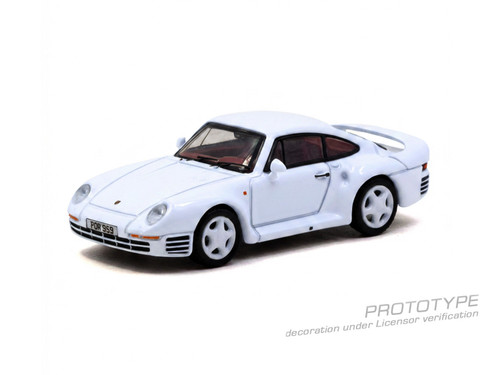 Tarmac Works 1:64 Porsche 959 White (T64G-068-WH) Diecast Car Model Available In October 2026 Pre Order Now