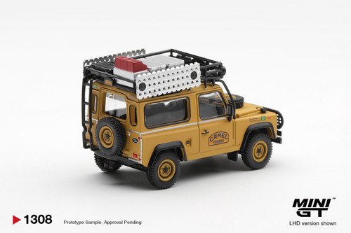 Mini GT 1:64 Land Rover Defender 90 1985 Camel Trophy Borneo Team Brazil (MGT01308) Diecast Car Model Available In October 2026 Pre Order Now