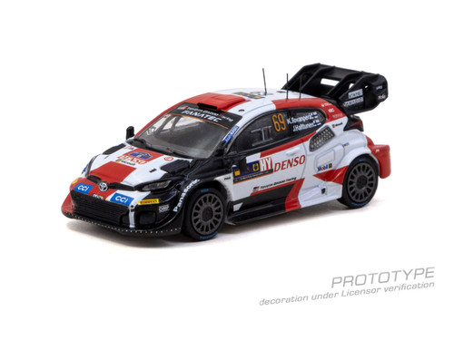 Tarmac Works 1:64 Toyota GR YARIS Rally1 HYBRID (T64-085-23CER69) Diecast Car Model Available In October 2026 Pre Order Now