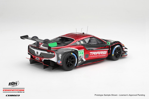 BBR Model 1:18 Ferrari 296 GT3 #023 Triarsi Competizione 2025 IMSA Petit Le Mans (CS18023) Resin Car Model Available In October 2026 Pre Order Now