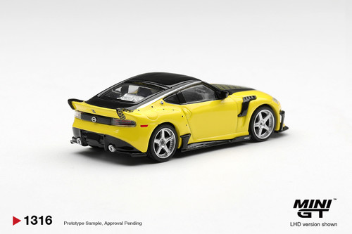 Mini GT 1:64 Nissan Z VeilSide FFZ400 Ikazuchi Yellow (MGT01316) Diecast Car Model Available In October 2026 Pre Order Now