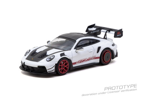 Tarmac Works 1:64 Porsche GT3RS (992.2) MR White Red (T64MC-023-WR) Diecast Car Model Available In November 2026 Pre Order Now