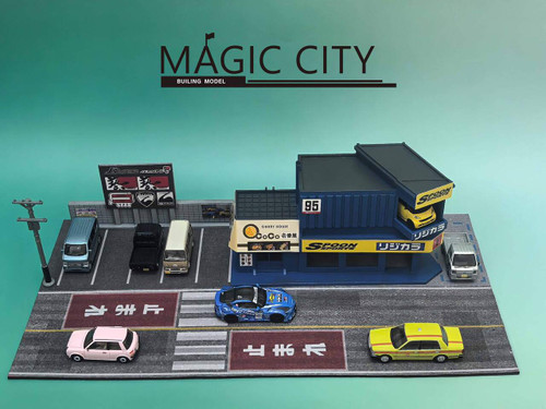 Magic City 1:64 Japanese SPOON Tuning & Omurice Shop Diorama (110092) Available In October 2026 Pre Order Now
