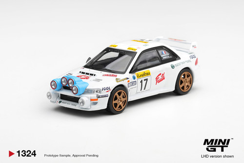 Mini GT 1:64 Subaru Impreza WRC98 #17 1999 Rally Monte-Carlo (MGT01324) Diecast Car Model Available In November 2026 Pre Order Now