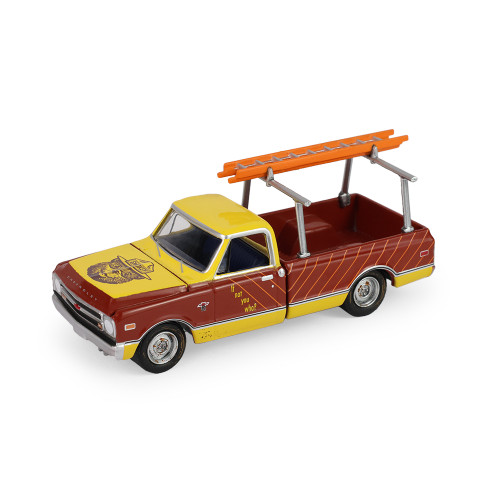 GreenLight Collectibles 1:64 Smokey Bear Series 5 - 1968 Chevy C-10 with Ladder Rack – Burned Timber Builds No Homes (38090-B/48) Diecast Car Model Available In December 2026 Pre Order Now