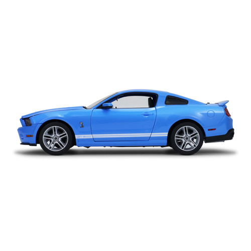 GreenLight Collectibles 1:18 2012 Ford Shelby GT500 - Grabber Blue with White Stripes (13701/6) Diecast Car Model Available In December 2026 Pre Order Now