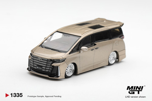 Mini GT 1:64 Toyota Vellfire 40 KUHL Gold Metallic (MGT01335) Diecast Car Model Available In October 2026 Pre Order Now