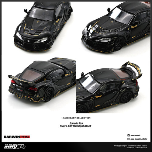 INNO 1:64 DARWIN PRO Supra A90 Gloss Black (IN64-A90DP-GBLACK) Diecast Car Model Available In August 2026 Pre Order Now