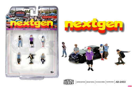 American Diorama 1:64 FIGURE SET: NEXT GEN (AD-2453) Diecast Model Available In September 2026 Pre Order Now