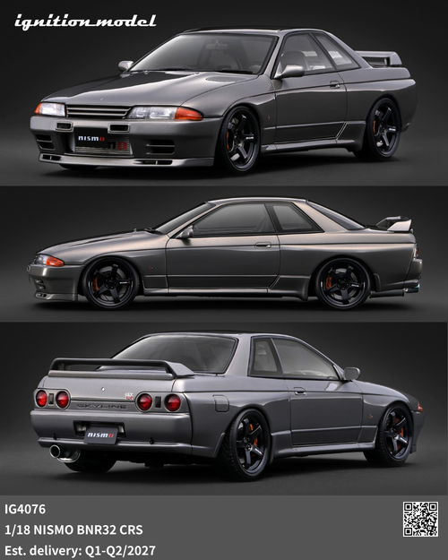 Ignition Model 1:18 NISMO BNR32 CRS (IG4076) Resin Car Model Available In Q2 2027 Pre Order Now