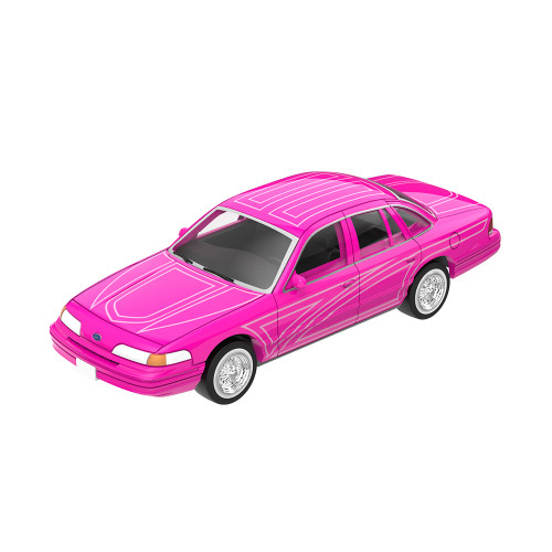 GreenLight Collectibles 1:64 Crown Victoria‑ Bubblegum Pink (63090-F/48) Diecast Car Model Available In January 2027 Pre Order Now
