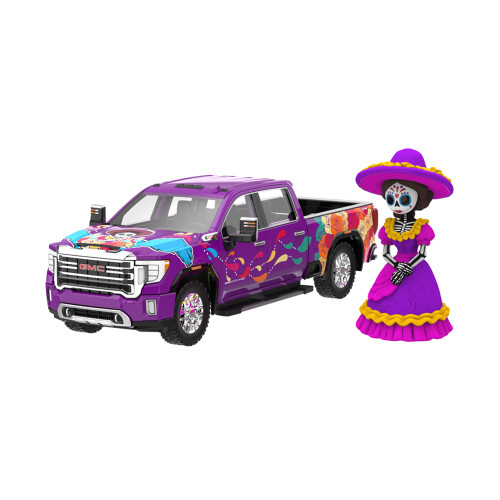 GreenLight Collectibles 1:64 Sierra 3500 HD Dia de los Muertos (30616/24) Diecast Car Model Available In January 2027 Pre Order Now