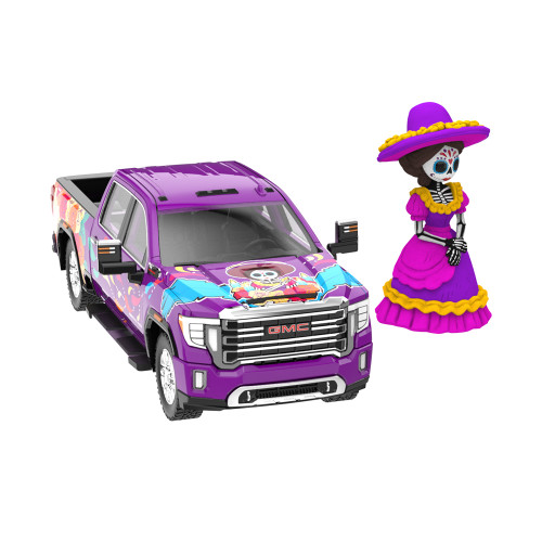 GreenLight Collectibles 1:64 Sierra 3500 HD Dia de los Muertos (30616/24) Diecast Car Model Available In January 2027 Pre Order Now