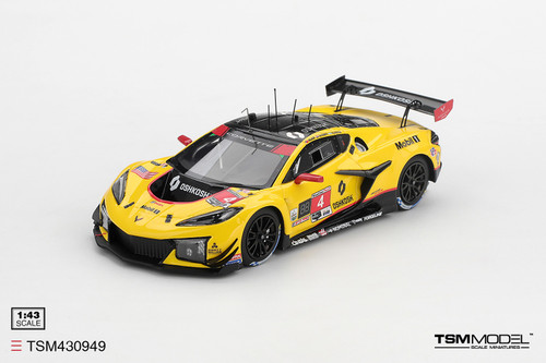 TSM Model 1:43 Chevrolet Corvette Z06 GT3.R #4 Corvette Racing by Pratt Miller Motorsports 2026 IMSA Daytona 24 Hrs (TSM430949) Resin Car Model Available In November 2026 Pre Order Now