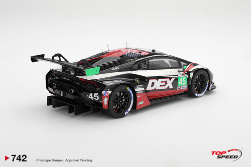 TopSpeed 1:18 Lamborghini Huracan GT3 EVO2 #45 DEX Wayne Taylor Racing 2026 IMSA Daytona 24 Hrs (TS0742) Resin Car Model Available In November 2026 Pre Order Now