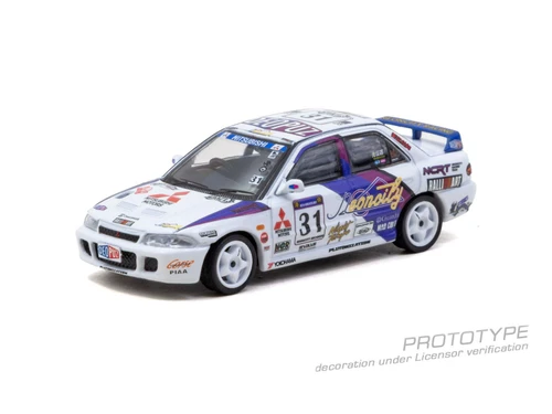 Tarmac Works 1:64 Mitsubishi Lancer Evolution Hong Kong Beijing Rally 2025 (T64G-048-25HKBR31) Diecast Car Model Available In February 2027 Pre Order Now