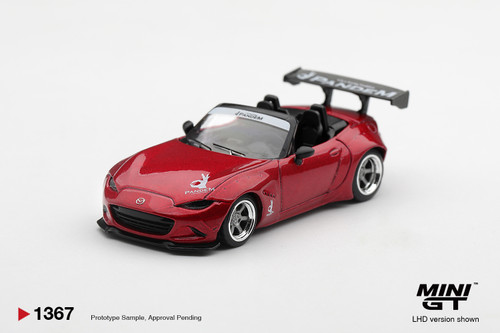 Mini GT 1:64 Mazda Miata MX-5 (ND) Pandem Kodo Red (MGT01367) Diecast Car Model Available In December 2026 Pre Order Now