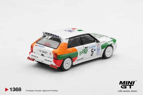 Mini GT 1:64 Lancia Delta HF Integrale Evoluzione #5 1993 Rallye Monte-Carlo (MGT01368) Diecast Car Model Available In February 2027 Pre Order Now