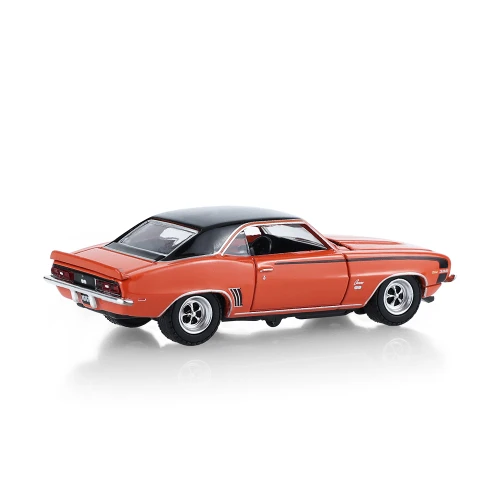 GreenLight Collectibles 1:64 Camaro SS 396 Restomod Hugger Orange Livery With Custom Wheels (125131-A/48) Diecast Car Model Available In February 2027 Pre Order Now