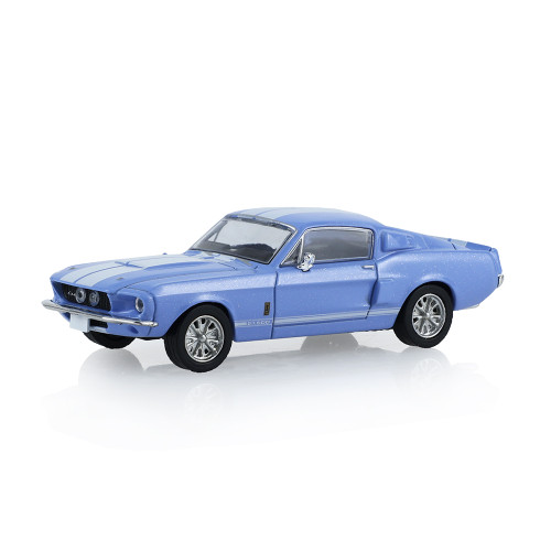GreenLight Collectibles 1:64 Mustang GT‑500 Restomod Acapulco Blue Livery With Custom Wheels (125131-E/48) Diecast Car Model Available In February 2027 Pre Order Now